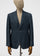 SB jacket in linen hopsack in hadal blue